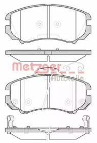 Комплект тормозных колодок METZGER 0953.02